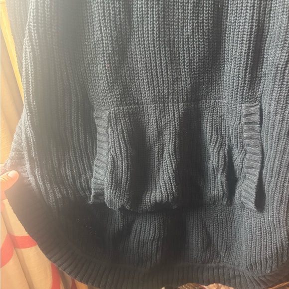 UGG Raelyn Poncho Sweater in Black - Picture 3 of 6